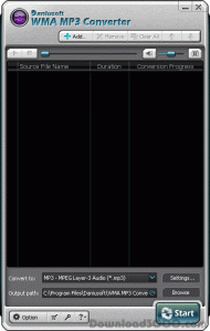 Daniusoft WMA MP3 Converter screenshot